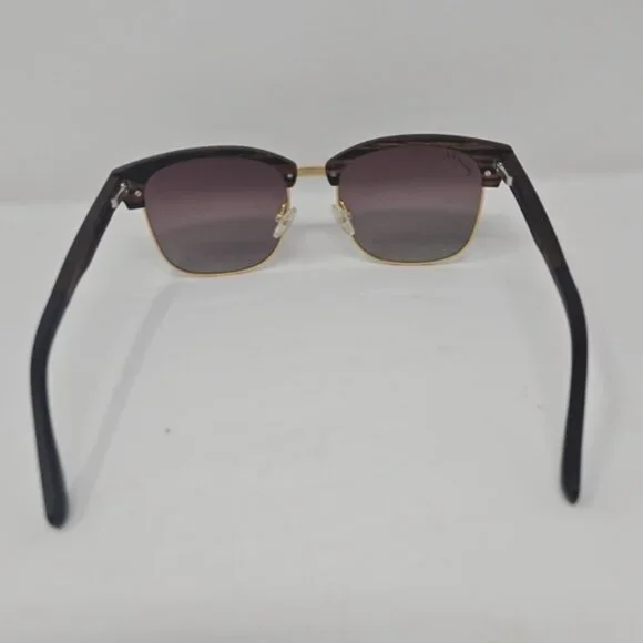Johnny Fly Wood Rim & Steel Aviator HUGHES Polarized  display picture 3